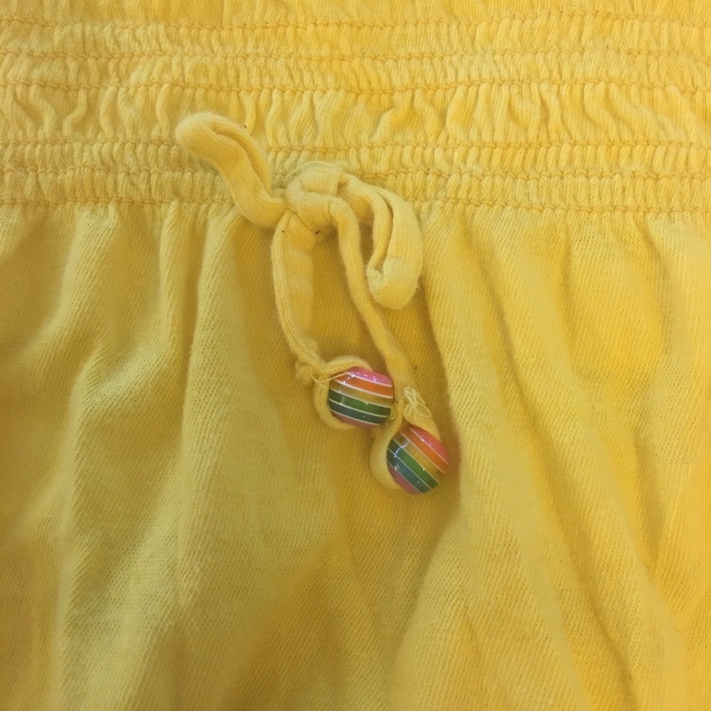Girls yellow tunic size 5
